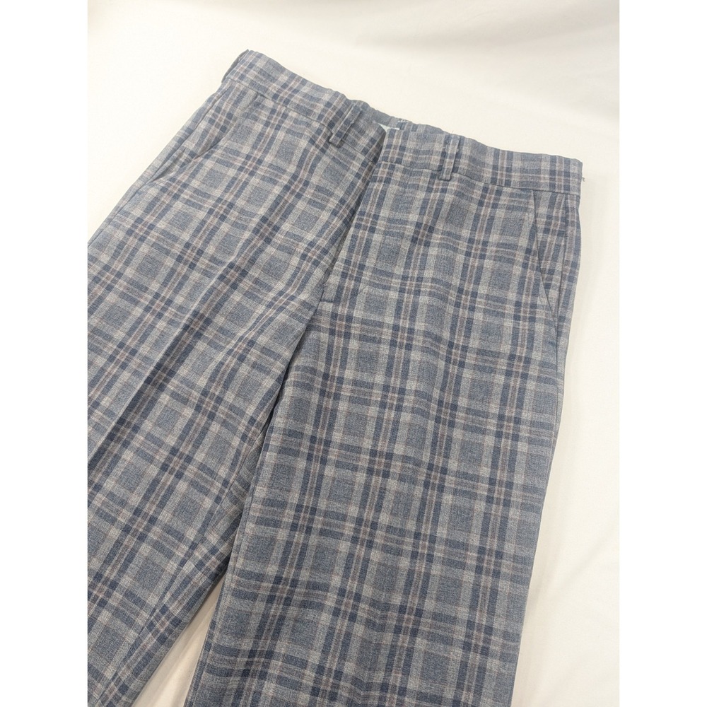 Vintage 70s Sears Rough Housers Plaid Pants Size 32x29 Perma Prest Disco Golf